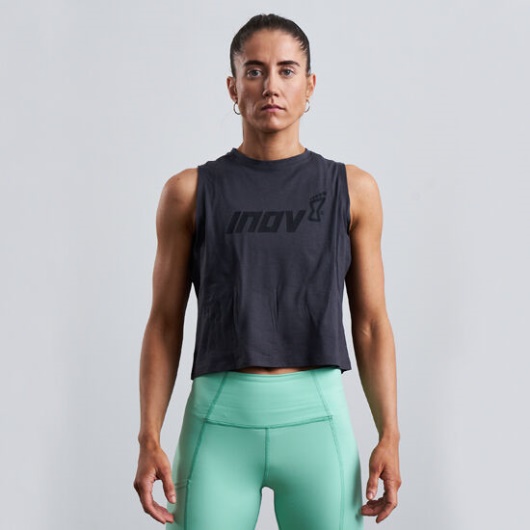 Graphite Inov-8 F-Lite Cropped Tank Women's