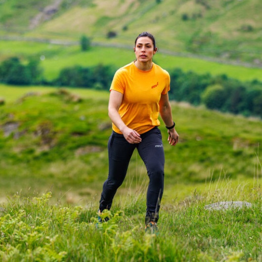Inov-8 Graphic T-Shirt Ss ''Skiddaw'' Women's Yellow