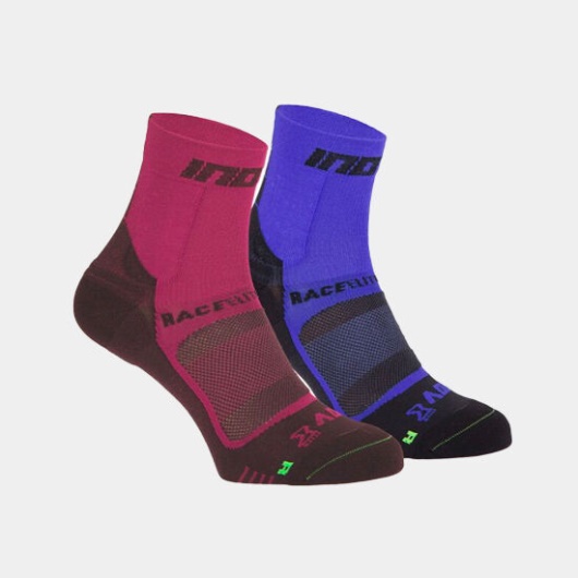 Inov-8 Race Elite Pro Sock Women's (Twin Pack) Pink-Black-Blue